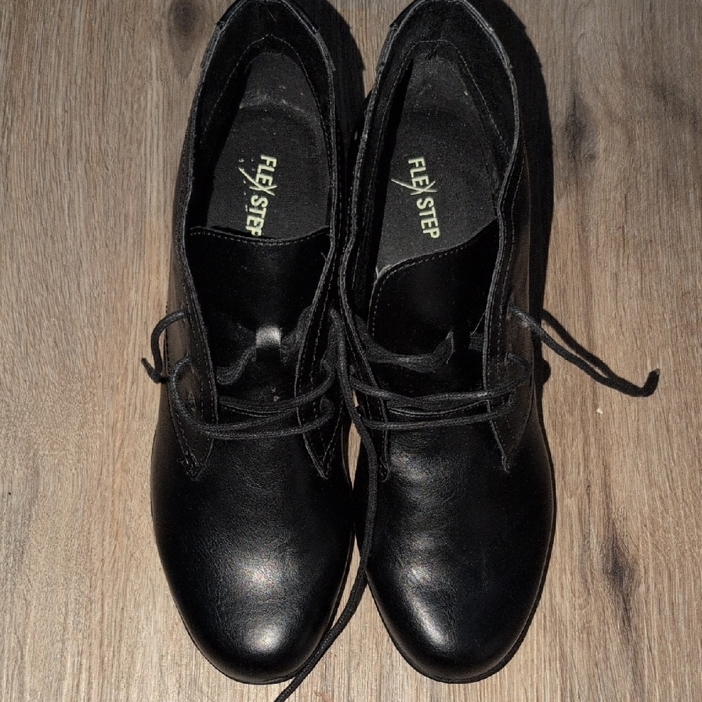 Women's Black Lace Up Boots